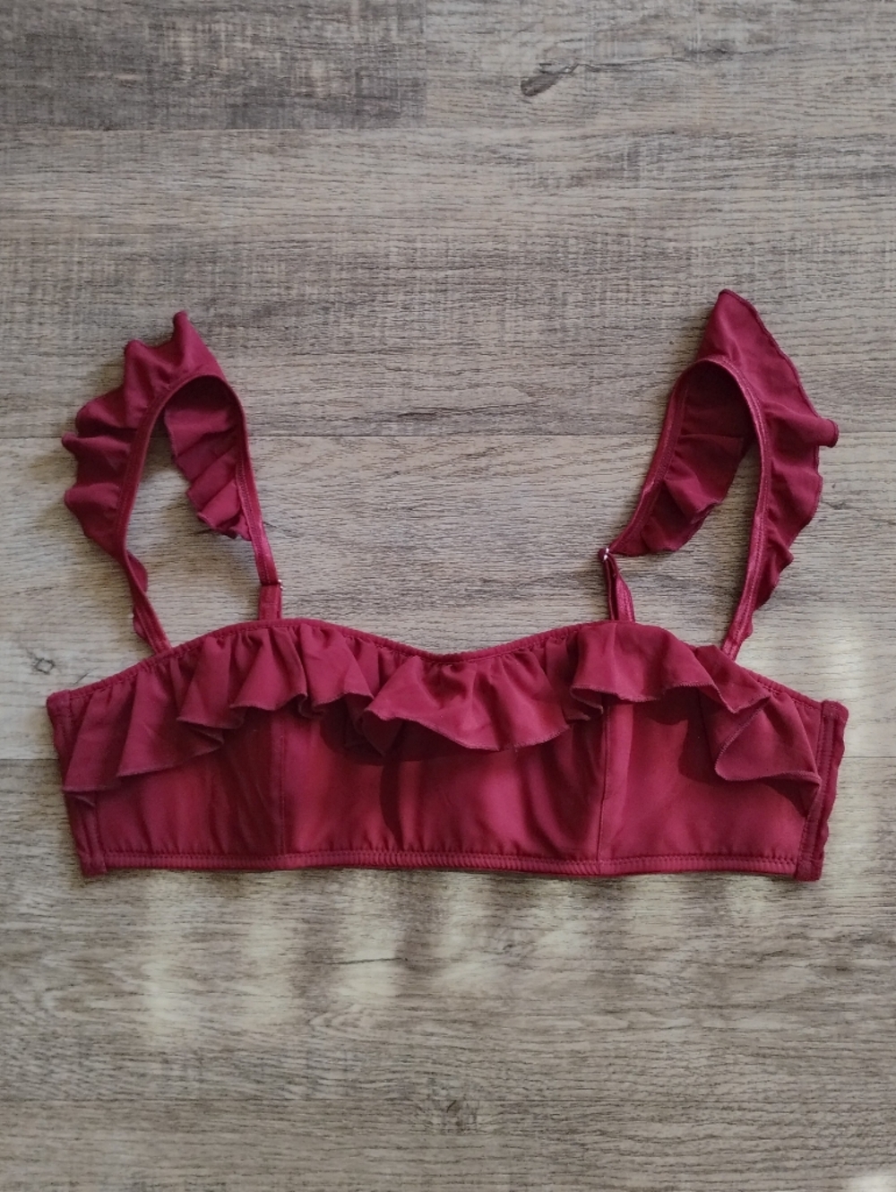 Urban Outfitters Burgundy Crop Top L